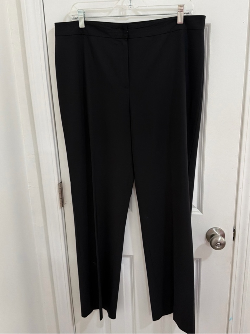 Lafayette 148 New York Black Straight-Leg Dress Pants Size 12